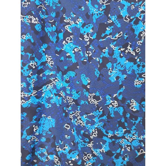 Nabaiji Shorts XL Womens Blue Geometric Mid Rise Elastic Waist Drawstring NWT - Picture 7 of 9